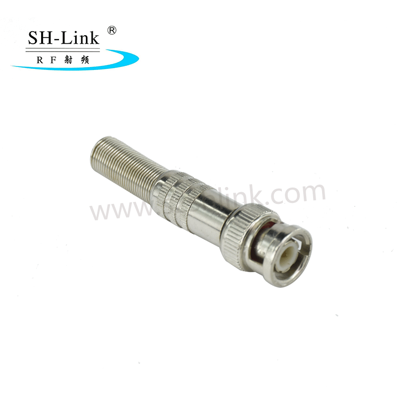 China manufacturer bnc male connector for CCTV,brass material